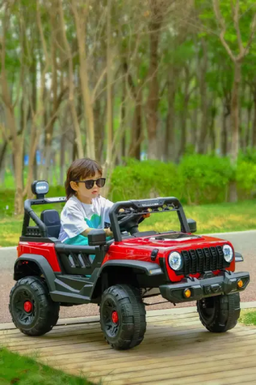 صورة جيب أطفال الأصفر ماطورين 12 فولت